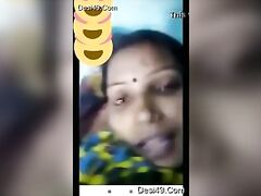 My Sexy Bhabhi Showing Her Boobs On Video Call -1