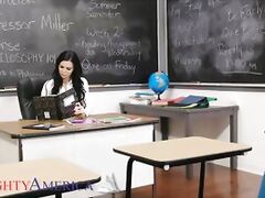 Naughty America - miss Miller (Jasmine) Gets her Cunt Pounded in Class