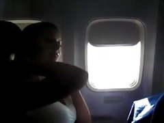 Crv - woman masturbating on plane