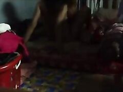 Indian aunty showing big tits ass cheeks and pussy while dancing in bedroom to tease her partner before fucking session in this awesome MMS.