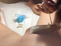 Brazilian Wax for a Big Floppy Dick     Part 3 Cock and Ball