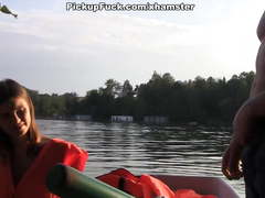 Three men in a boat (to say nothing of a pick up girl) scene