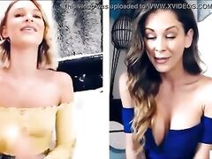 Mom And StepDaughter Masturbating Via Webcam - Cherie Deville, Emma Hix