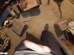 Busty Mom with Huge milf Boobies eats jizz out of her own cleavage. Homemade titty fucking. Amateur spunk swallowing. Britney licks up the goo in a miniskirt and tight DD bra.