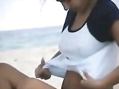 Desi Cute Girl On Beach - Movies.
