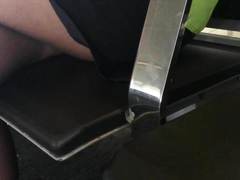 Leg wiew of airport staff in Los Angeles