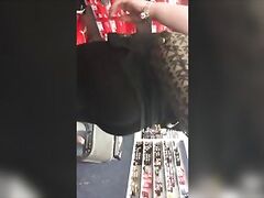 Huge booty seethrew pawg tats on her butt