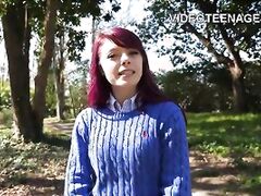 19 year old teen photo model’s first porn casting